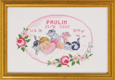 Kit de Broderie Bébé Paulin 29 x 19 cm R5425/82