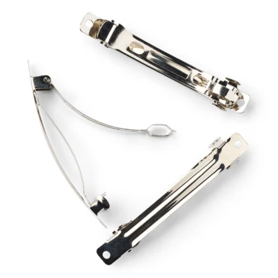 LindeHobby Haarspelden, Zilver, 8 mm, 3 stuks