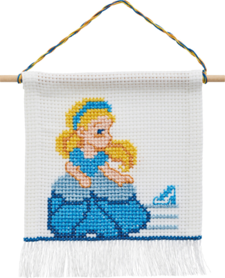 Borduurpakket Prinses m/5119/18 16 x 18 cm