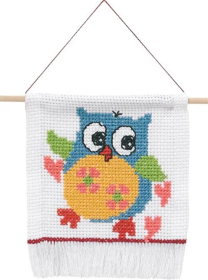 Borduurpakket MFK uil 5119/18 16 x 18 cm