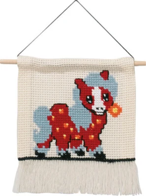 Kit de broderie MFK bordeaux 5119/18 16 x 18 cm
