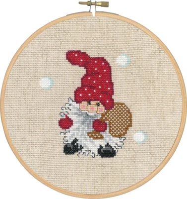 Kit de broderie Lutin avec sac avec 58 x 10/18 18Ø