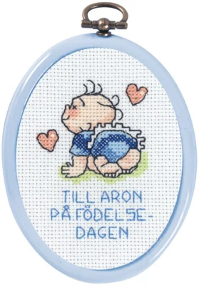 Kit de broderie Aron 2 m/R5961/03 7 x 9 cm