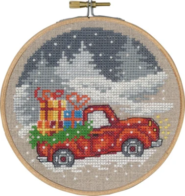 Kit de broderie Camion rouge M 5810/13 13 Ø
