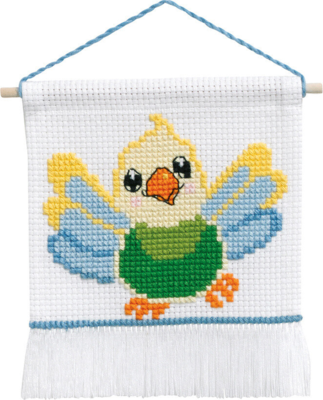 Kit de broderie MFK Birdie M 5119/18 16 x 18 cm