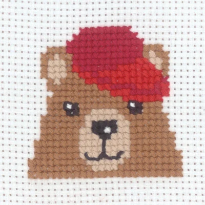 Kit de Broderie Ours 8 x 8 cm