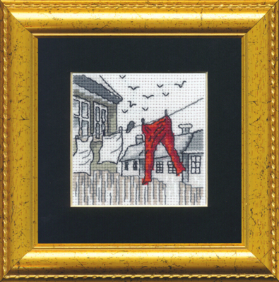 Kit de Broderie Linge R5412/82PP 11 x 11 cm