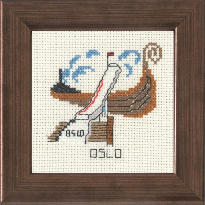Borduurpakket Oslo 10 x 10 cm R5370