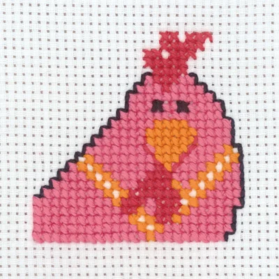 Kit de Broderie Poule 8 x 8 cm