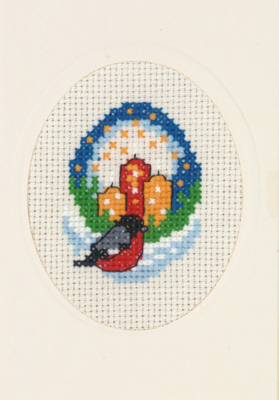 Kit de broderie Lumières & bouvreuil M 5875/00 9 x 13 cm