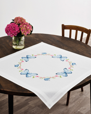 Borduurkit Vlinders XXX 80 x 80 cm