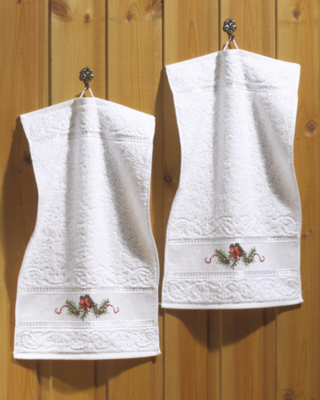 Borduurpakket Goudvinken 2 stuks 30 x 50 cm