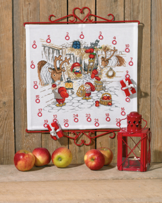 Borduurpakket Kerststal B5125/40 40 x 38 cm