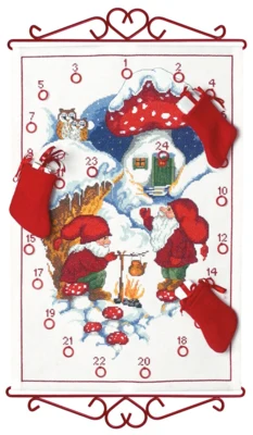 Kit de broderie Lutin réchauffe le thé 5125/32 32 x 47 cm