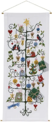 Kit de broderie Sapin de Noël 30 x 71 cm R5205/30