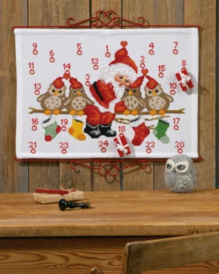 Kit de broderie Les Hiboux sur la branche B5125/58 58x41 cm