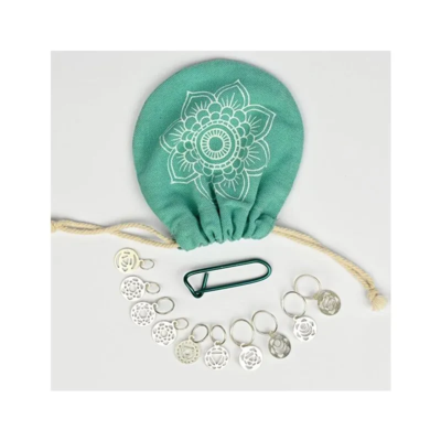 KnitPro Chakra Marqueurs de Mailles, Argent