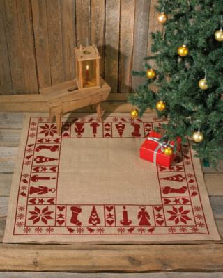 Kit de Broderie Esprit de Noël 122 x 122 cm
