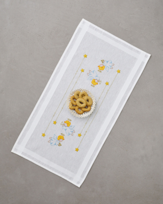 Borduurpakket Engelen 40x80 cm