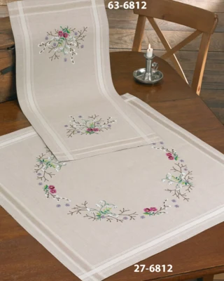 Kit de Broderie Perce-neige anke 40 x 80 cm