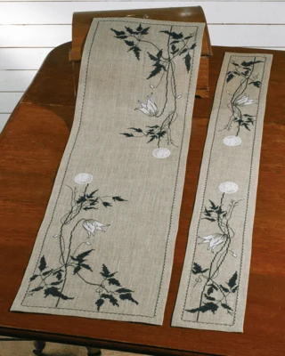 Kit de broderie Silhouette Clématite 17 x 132 cm