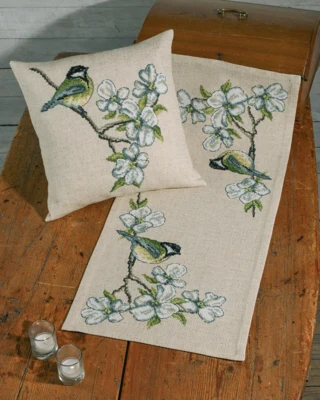 Kit de Broderie Mésange 36 x 88 cm