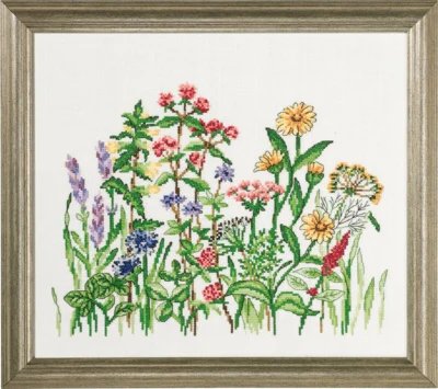 Kit de Broderie Herbes Aromatiques R 5379 38 x 33 cm
