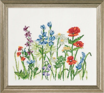 Kit de Broderie Fleurs des Champs R5379 38 x 33 cm
