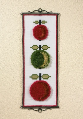 Kit de broderie 3 pommes 5123/30x2 30 x 76 cm