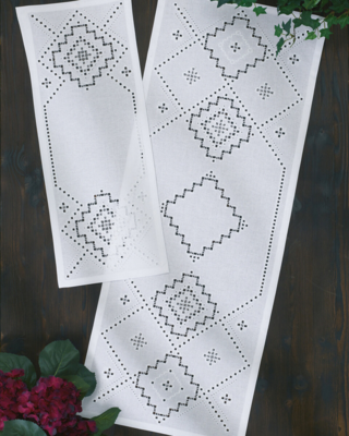 Kit de Broderie Hardanger 41 x 106 cm