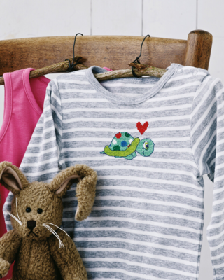 Kit de Broderie Tortue 7 x 9 cm